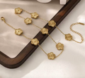 Five Leaf Clover Minimalist Necklace for Women