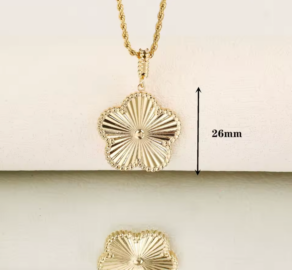 Luxury Stainless Steel Laser Sweater Chain Necklace