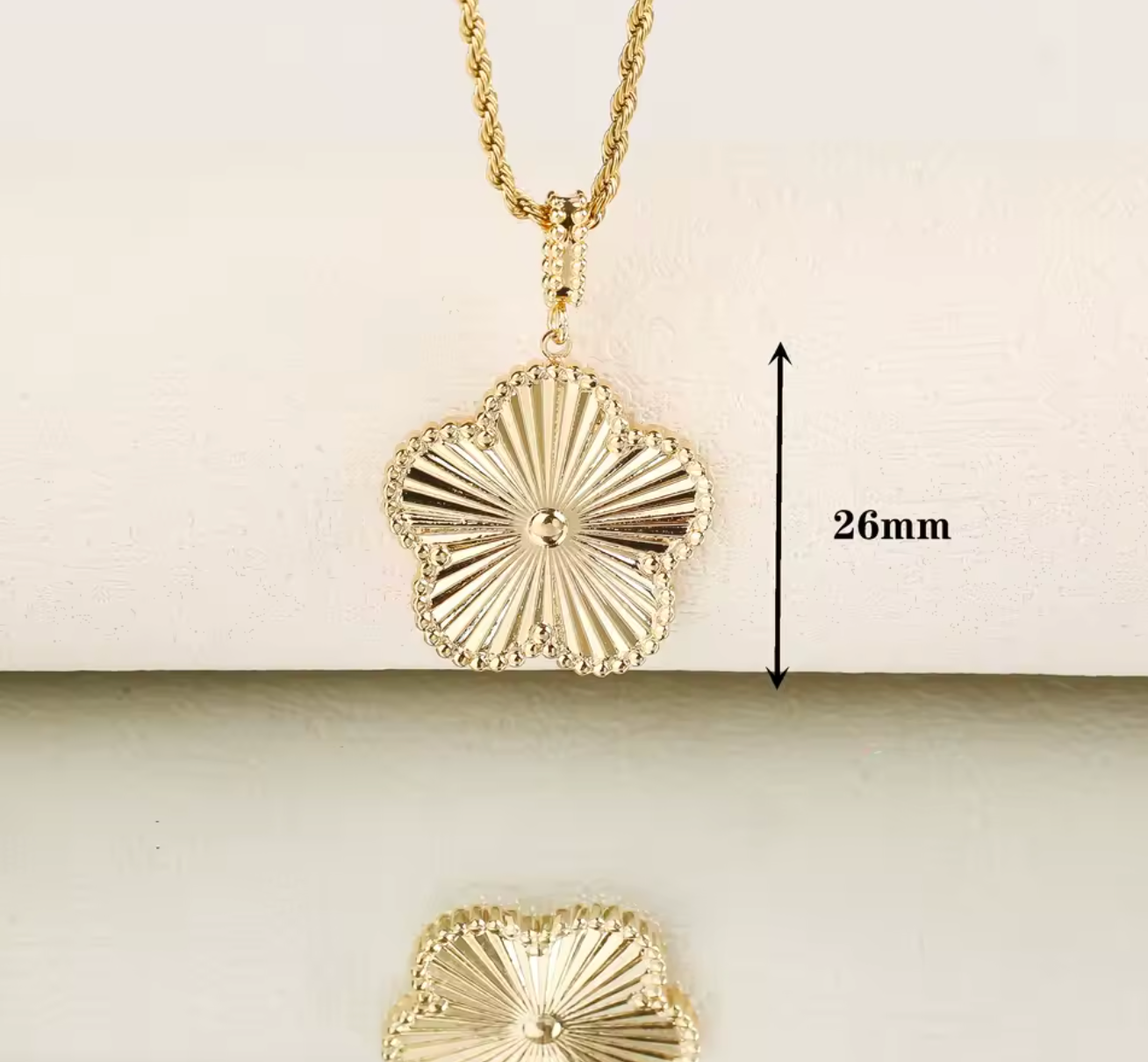 Luxury Stainless Steel Laser Sweater Chain Necklace
