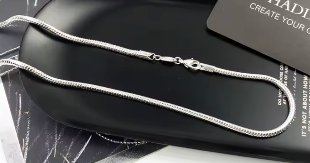 925 Sterling Silver Snake Chain Necklace
