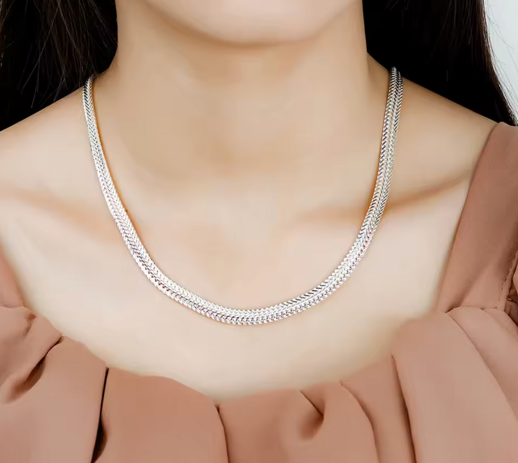 925 Sterling Silver Snake Chain Necklace