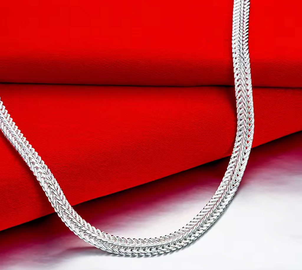 925 Sterling Silver Snake Chain Necklace