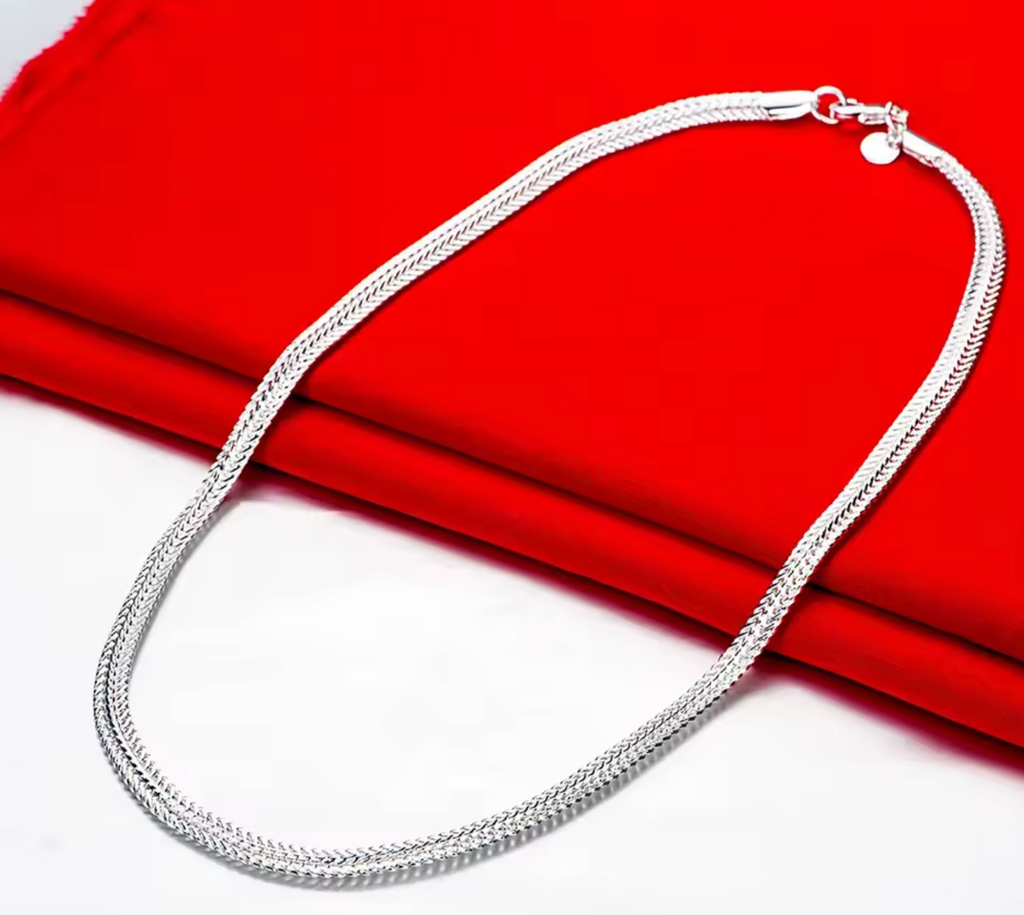925 Sterling Silver Snake Chain Necklace