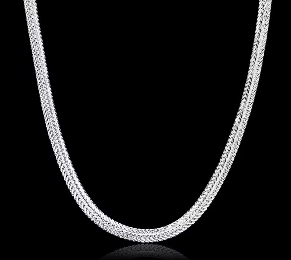 925 Sterling Silver Snake Chain Necklace