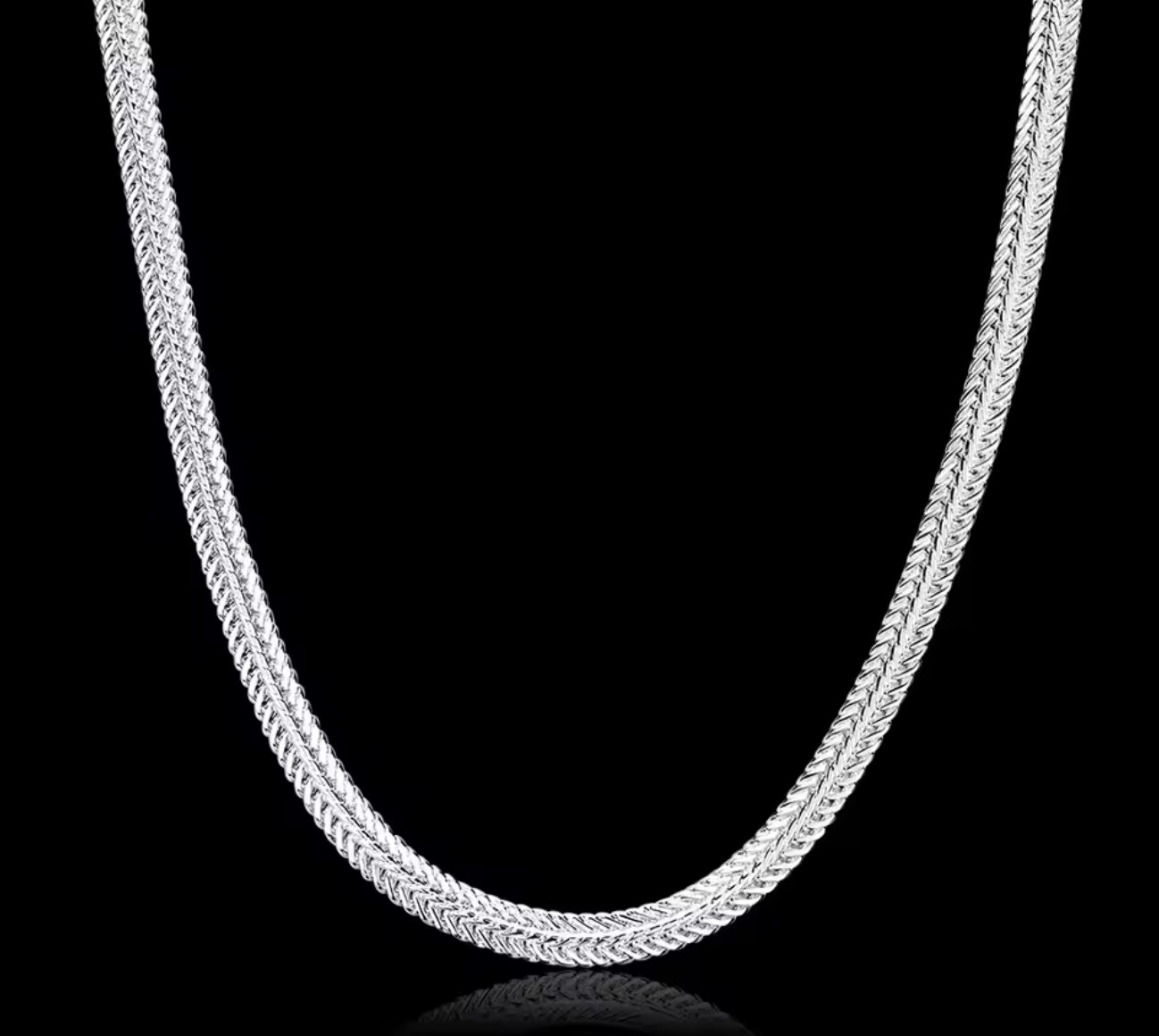 925 Sterling Silver Snake Chain Necklace